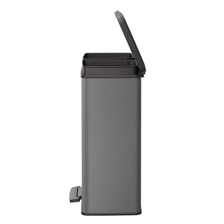 Duo Tretmülleimer Deco 26L+26L Grau