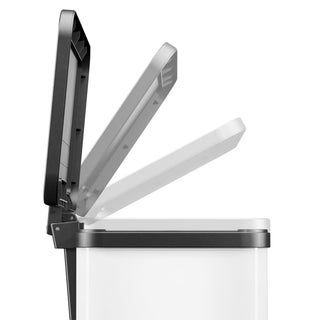 Tretmülleimer Oko Trio Plus Größe L 3×9L Weiß 0633-230