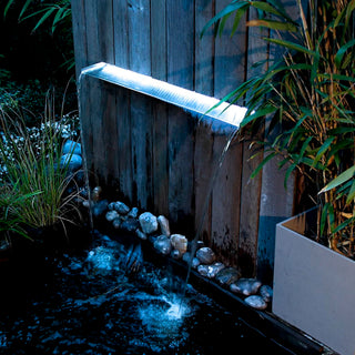 Wasserfall mit LEDs Niagara 90 cm Edelstahl 1312126