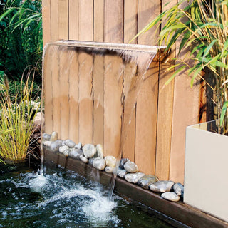Wasserfall mit LEDs Niagara 90 cm Edelstahl 1312126