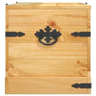 Truhe Mexiko-Stil Kiefernholz 91x49,5x47 cm