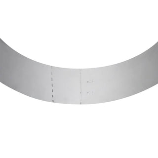 Flexible Rasenkante 15-er Set Verzinkter Stahl 100x14 cm