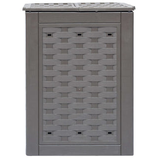Gartenkomposter 3 Stk. Braun 60x60x83cm 900 L Kunststoff Rattan