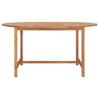 Gartentisch 150x76 cm Massivholz Teak