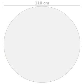 Tischfolie Matt Ø 110 cm 2 mm PVC