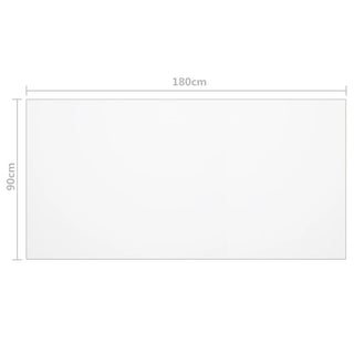 Tischfolie Matt 180x90 cm 2 mm PVC