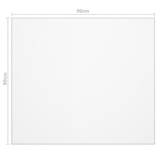 Tischfolie Matt 90x90 cm 2 mm PVC