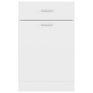 Schubunterschrank Lyon Weiß 50x46x81,5 cm Holzwerkstoff