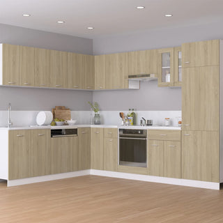 Herdumbauschrank Lyon Sonoma-Eiche 60x46x81,5 cm Holzwerkstoff