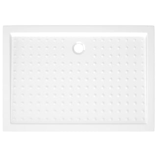 Duschwanne Anti-Rutsch Weiß 70x100x4 cm ABS