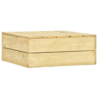 4-tlg. Garten-Lounge-Set mit Kissen Kiefernholz Imprägniert
