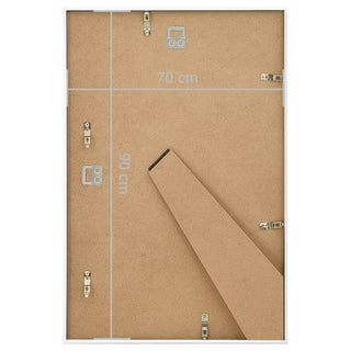 Bilderrahmen Collage 3 Stk. für Wand Tisch Weiß 70x90 cm MDF