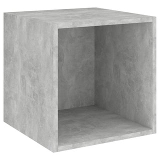 2-tlg. TV-Schrank-Set Betongrau Holzwerkstoff