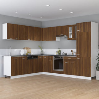 Unterschrank mit Schublade Lyon Braun Eichen-Optik 60x46x81,5 cm
