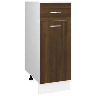 Unterschrank mit Schublade Lyon Braun Eichen-Optik 30x46x81,5 cm