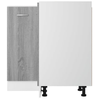 Küchenschrank Lyon Grau Sonoma 75,5x75,5x81,5 cm Holzwerkstoff