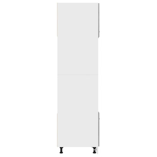 Mikrowellenumbauschrank Lyon Grau Sonoma 60x57x207 cm Holzwerkstoff