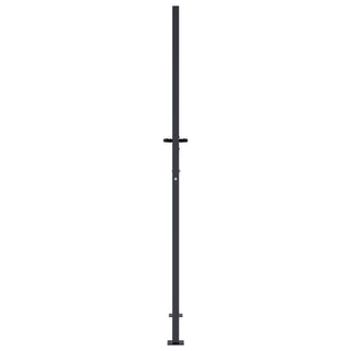 Gartentor Anthrazit 105x180 cm Stahl Baum-Design