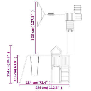 Spielturm Imprägniertes Kiefernholz