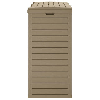 Outdoor-Mülltonne Hellbraun 78x41x86 cm Polypropylen