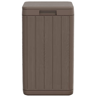 Outdoor-Mülltonne Braun 38x38x65 cm PP