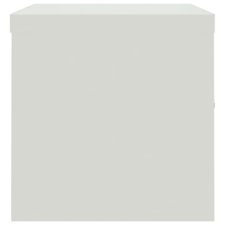 Aktenschrank Hellgrau 90x40x40 cm Stahl