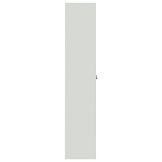 Aktenschrank Hellgrau 105x40x180 cm Stahl