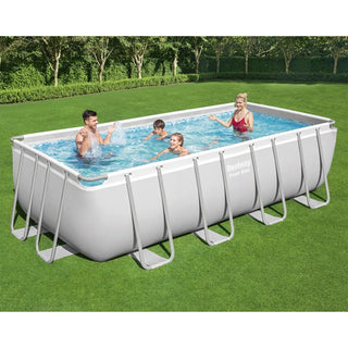 Power Steel Pool-Set Rechteckig 488×244×122 cm