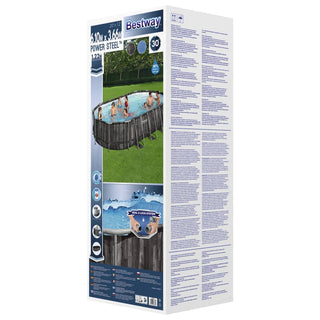 Power Steel Pool-Set Oval 488x305x107 cm