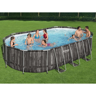 Power Steel Pool-Set Oval 488x305x107 cm