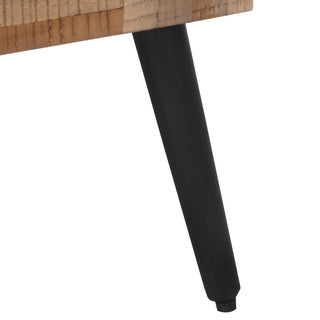 Sitzbank 110x35x45 cm Recyceltes Massivholz Teak