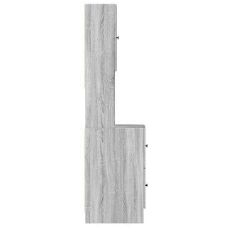 Küchenschrank Grau Sonoma 35x50x180 cm Holzwerkstoff