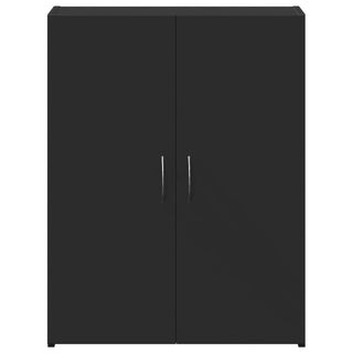 Aktenschrank Schwarz 60x32x77,5 cm Holzwerkstoff