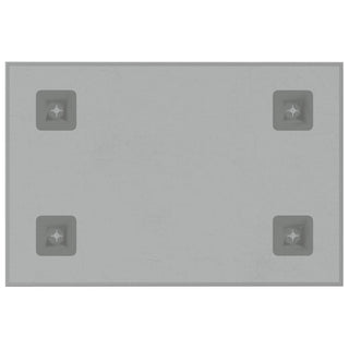 Magnettafel Wandmontage Weiß 40x30 cm Hartglas