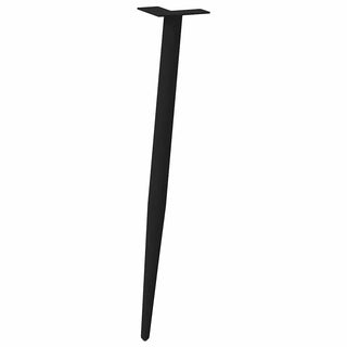 Konsolentischbeine Konische Form 4 Stk. Schwarz 72-73 cm Stahl