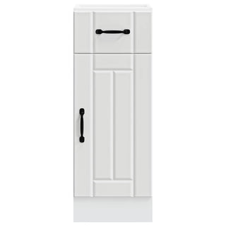 Küchen-Unterschrank Lucca Weiß Holzwerkstoff