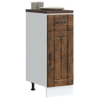 Küchen-Unterschrank Lucca Räuchereiche Holzwerkstoff