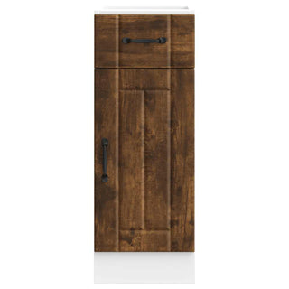 Küchen-Unterschrank Lucca Räuchereiche Holzwerkstoff