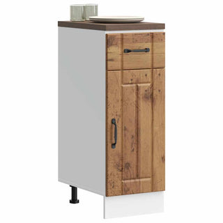 Küchen-Unterschrank Lucca Altholz-Optik Holzwerkstoff