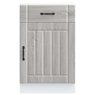 Küchen-Unterschrank Lucca Grau Sonoma Holzwerkstoff