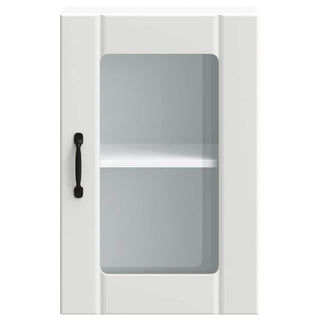 Küchen-Hängeschrank mit Glastür Lucca Weiß