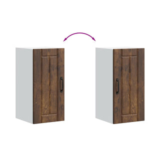 Küchen-Hängeschrank Lucca Räuchereiche Holzwerkstoff