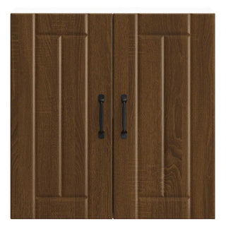 Küchen-Hängeschrank Lucca Braun Eichen-Optik Holzwerkstoff