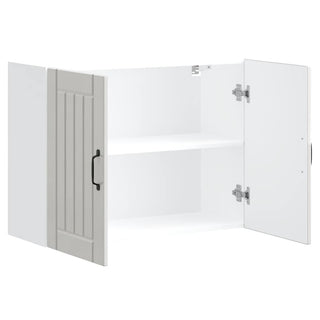 Küchen-Hängeschrank Lucca Hochglanz-Weiß Holzwerkstoff