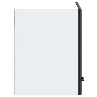 Küchen-Hängeschrank Lucca Schwarz Holzwerkstoff