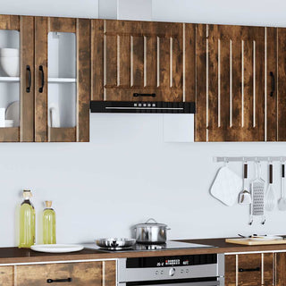 Küchen-Hängeschrank Lucca Räuchereiche Holzwerkstoff