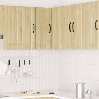 Küchen-Eckhängeschrank Lucca Sonoma-Eiche Holzwerkstoff