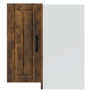 Küchen-Eckhängeschrank Lucca Räuchereiche Holzwerkstoff