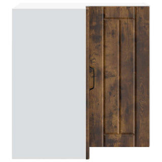 Küchen-Eckhängeschrank Lucca Räuchereiche Holzwerkstoff