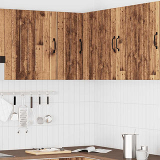 Küchen-Eckhängeschrank Lucca Altholz-Optik Holzwerkstoff